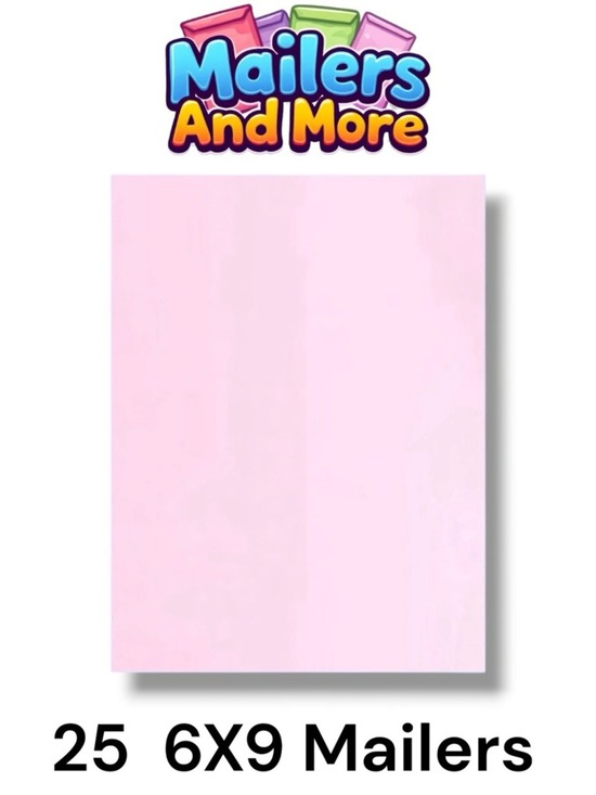 Other - 25 6X9 Poly Mailers Pale Pink Shipping Envelopes PRICE IS FIRM